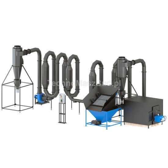 Aerodynamická dvojokruhová sušička pilín SA-800 PRO