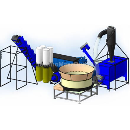 Linka LDG-4000 na výrobu peliet zo slamy