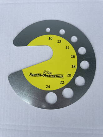 Ručný kalibrátor na lieskové orechy