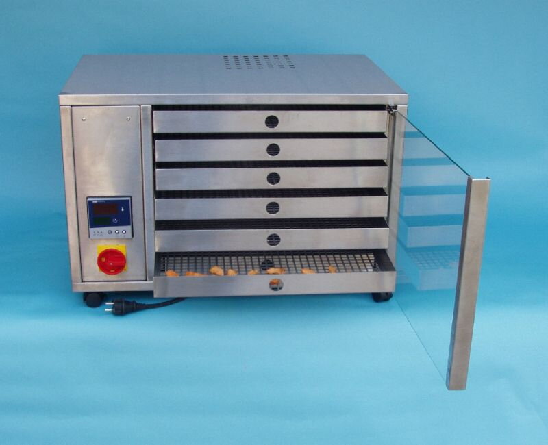 Komerčná sušička - nerezová oceľ vr. elektronického časovača a displeja na zobrazenie teploty