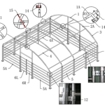 PRÍSTREŠOK PRE ZVIERATÁ 6 M X 6 M 900G/M2 PRÍSTREŠOK PRE ZVIERATÁ 6 M X 6 M 900G/M2
